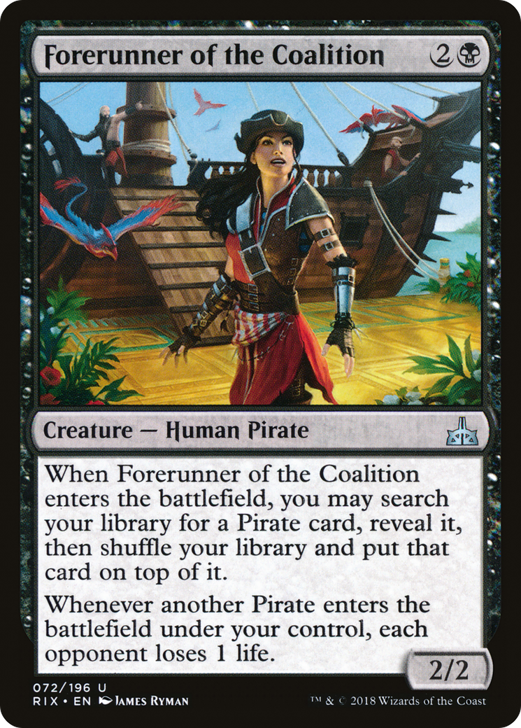 Forerunner of the Coalition (RIX-072)  - Rivals of Ixalan