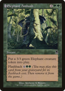 Elephant Ambush (ODY-240)  Foil - Odyssey: (tombstone)