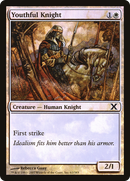 Youthful Knight (10E-62★)  Foil - Tenth Edition