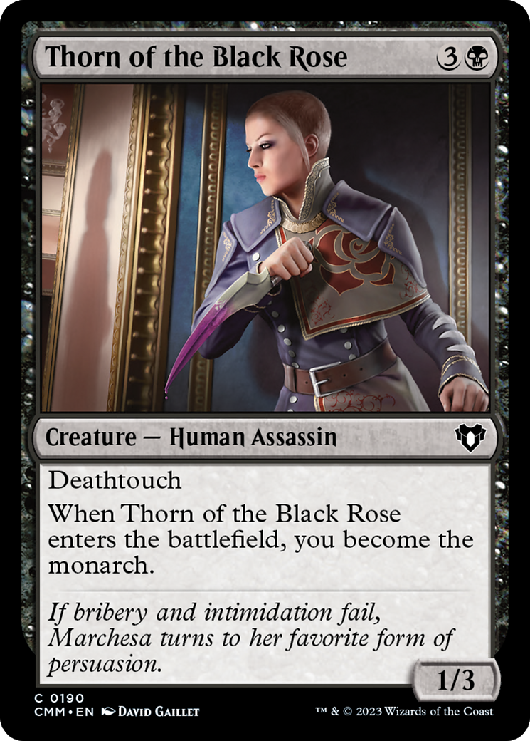 Thorn of the Black Rose (CMM-190)  - Commander Masters
