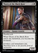 Thorn of the Black Rose (CMM-190)  Foil - Commander Masters