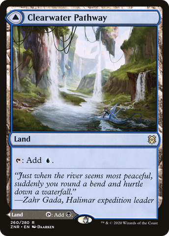 Clearwater Pathway (ZNR-260)  - Zendikar Rising