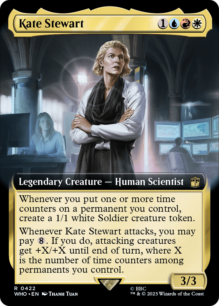 Kate Stewart (Extended Art) (WHO-422)  Foil - Doctor Who: (Extended Art)
