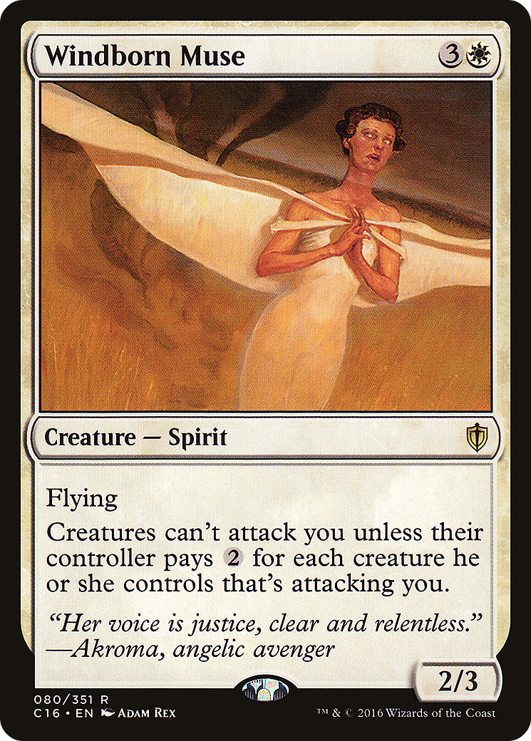 Windborn Muse (C16-080)  - Commander 2016