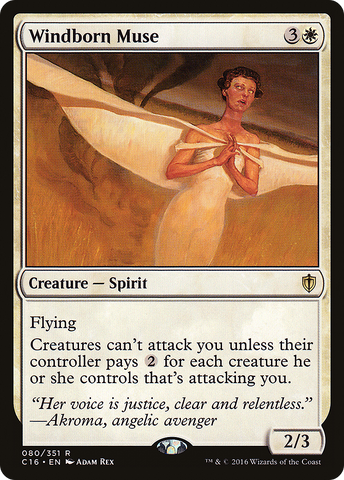 Windborn Muse (C16-080)  - Commander 2016