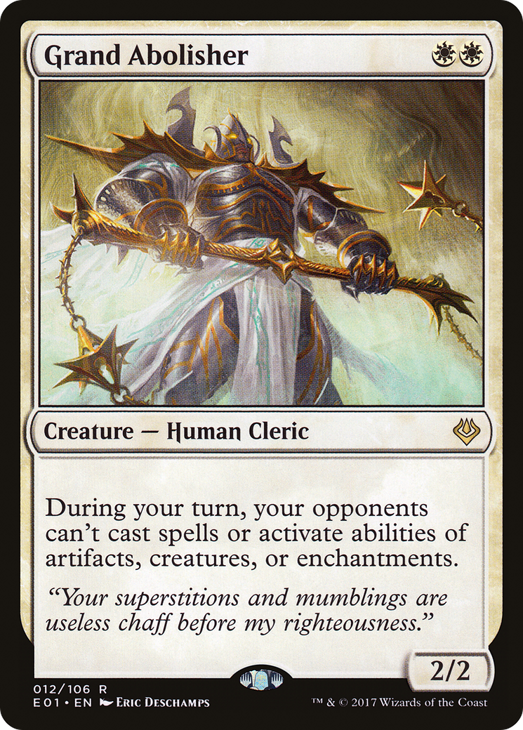 Grand Abolisher (AC2-012)  - Archenemy: Nicol Bolas