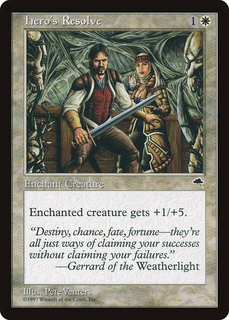 Hero's Resolve (TMP-023)  - Tempest