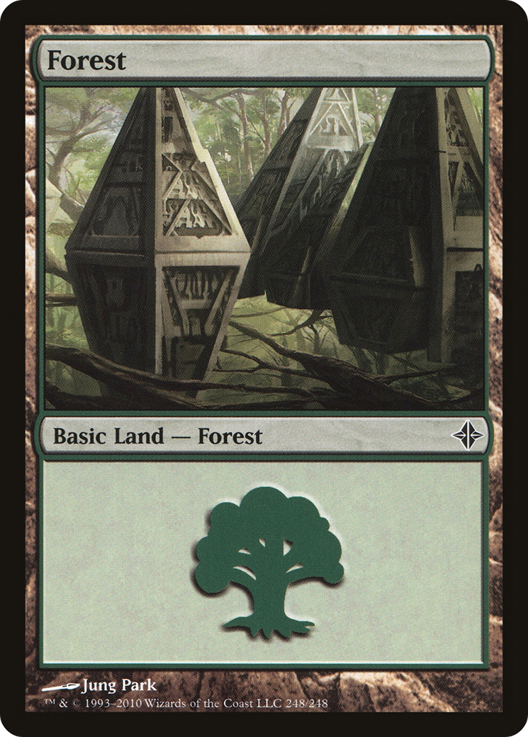 Forest (248) (ROE-248)  Foil - Rise of the Eldrazi
