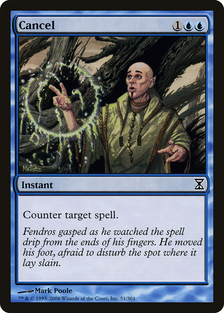 Cancel (TSP-051)  Foil - Time Spiral