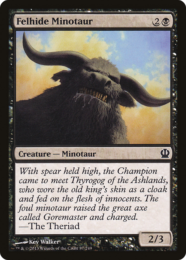 Felhide Minotaur (THS-087)  - Theros