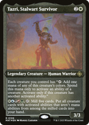 Tazri, Stalwart Survivor (MAT-106)  Etched Foil - March of the Machine: The Aftermath