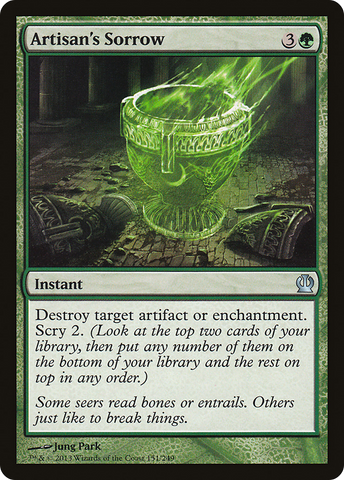 Artisan's Sorrow (THS-151)  - Theros