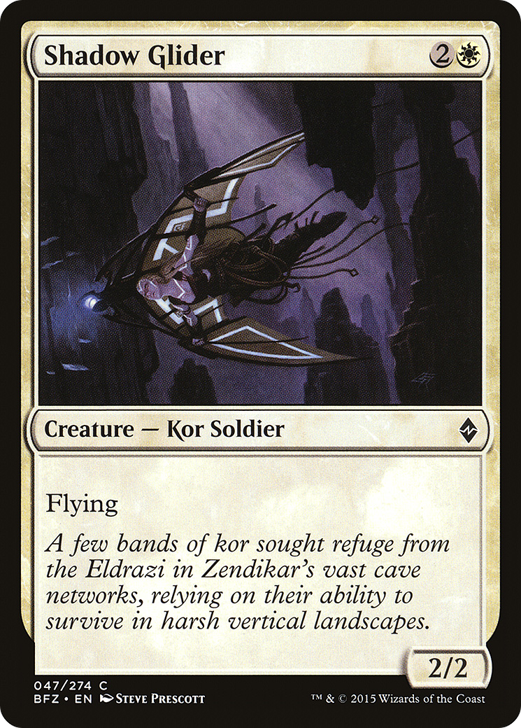Shadow Glider (BFZ-047)  - Battle for Zendikar
