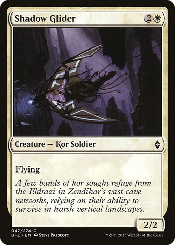Shadow Glider (BFZ-047)  Foil - Battle for Zendikar