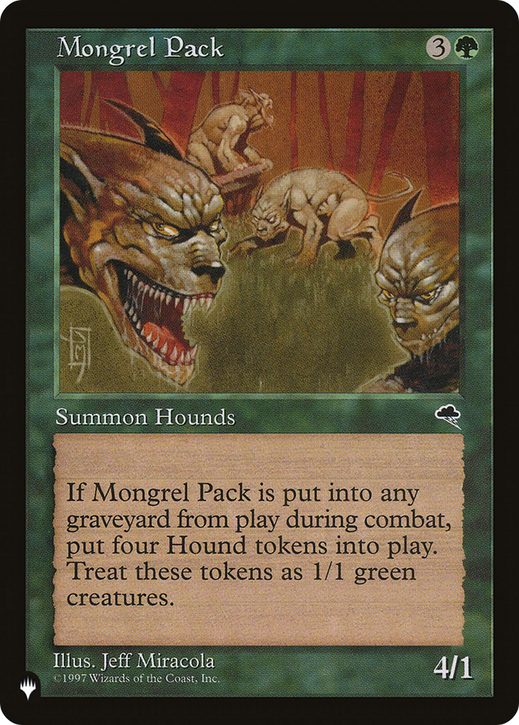 Mongrel Pack (LIST-)  - The List