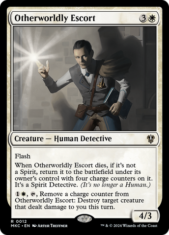 Otherworldly Escort (MKC-012)  - Murders at Karlov Manor Commander