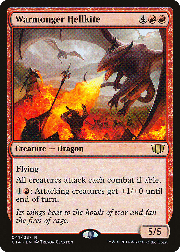 Warmonger Hellkite (C14-041)  - Commander 2014