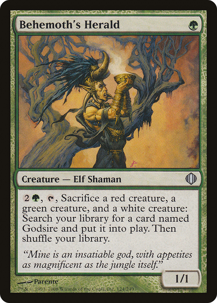 Behemoth's Herald (ALA-124)  Foil - Shards of Alara