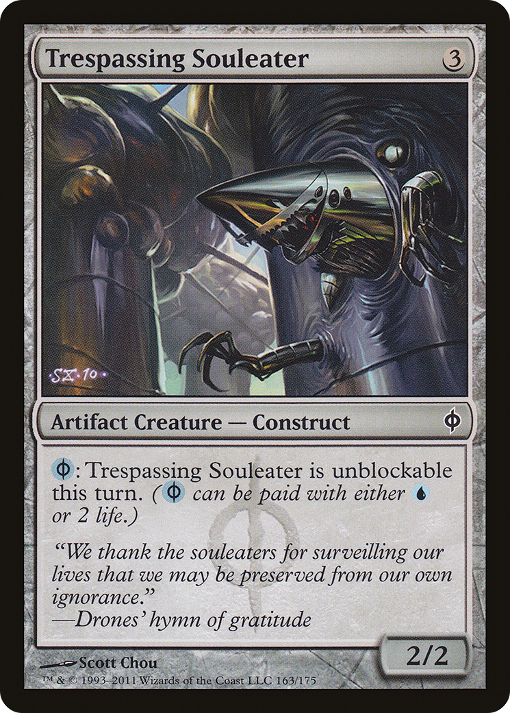 Trespassing Souleater (NPH-163)  Foil - New Phyrexia