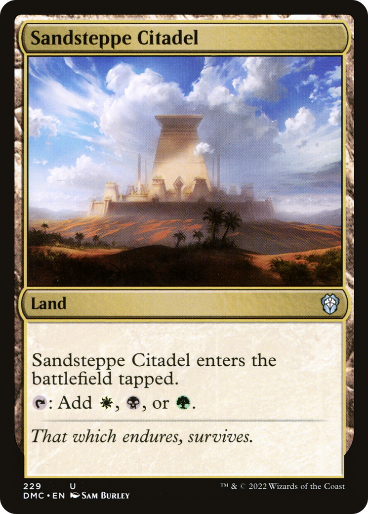 Sandsteppe Citadel (DMC-229)  - Dominaria United Commander