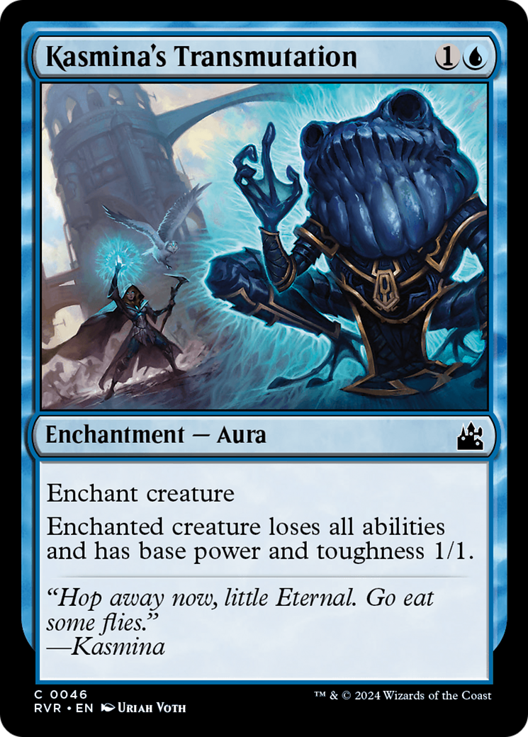 Kasmina's Transmutation (RVR-046)  Foil - Ravnica Remastered