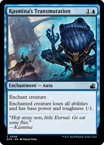 Kasmina's Transmutation (RVR-046)  Foil - Ravnica Remastered