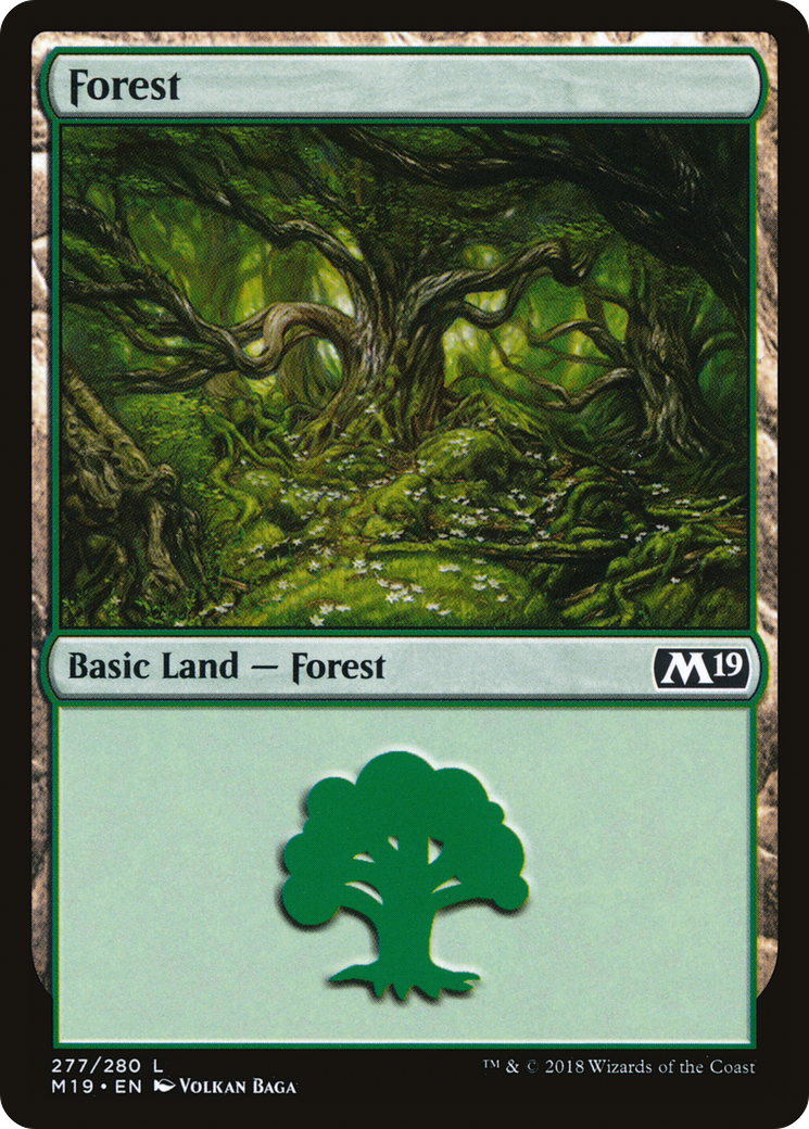 Forest (277) (M19-277)  - Core Set 2019