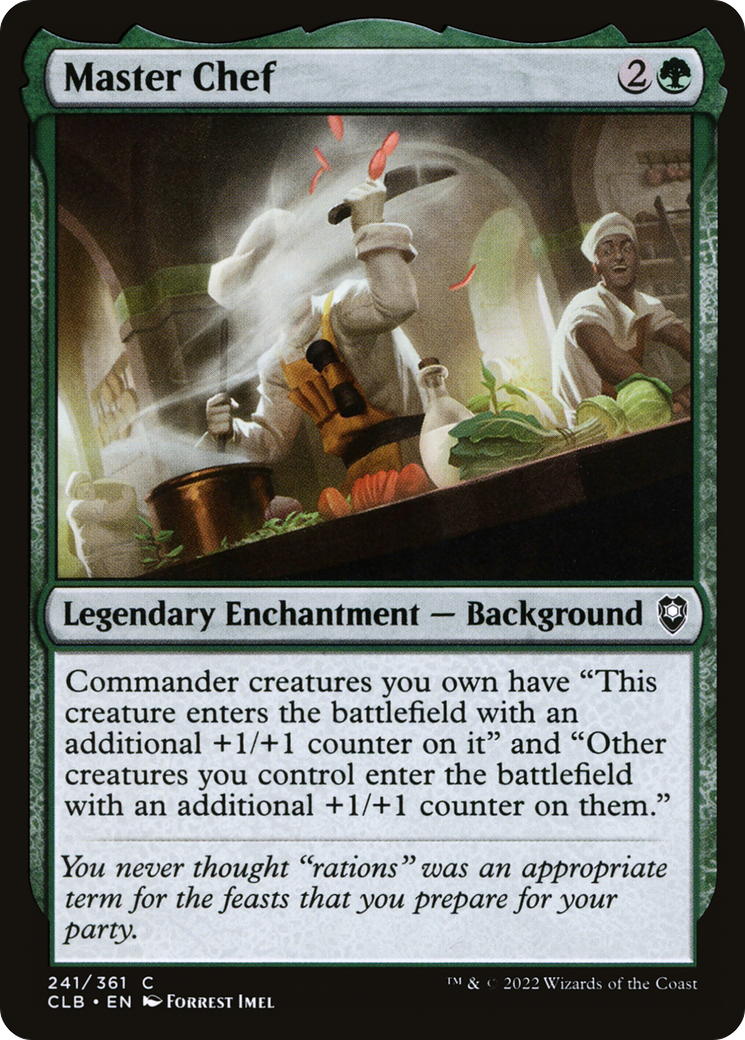 Master Chef (CLB-241)  - Commander Legends: Battle for Baldur's Gate
