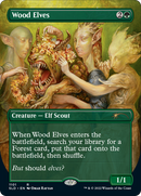 Wood Elves (Borderless) (SLD-1101)  - Secret Lair Drop (Borderless)