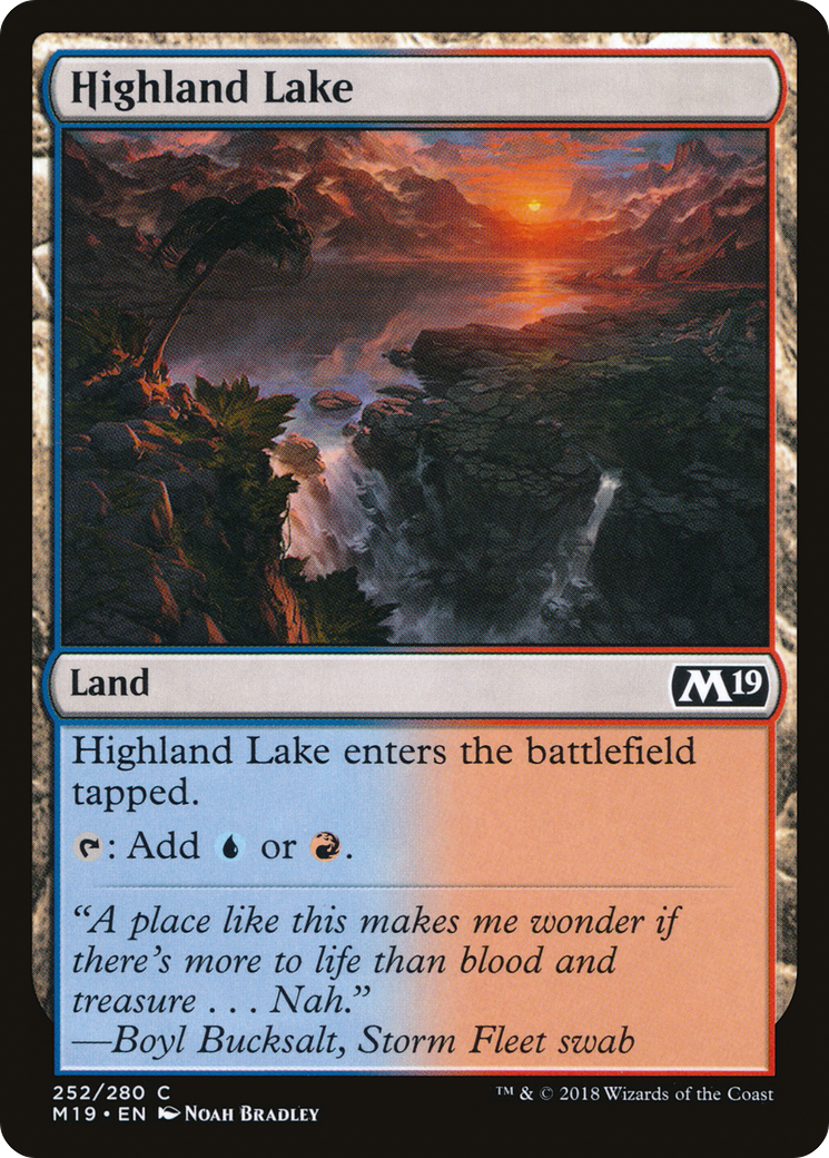 Highland Lake (M19-252)  - Core Set 2019