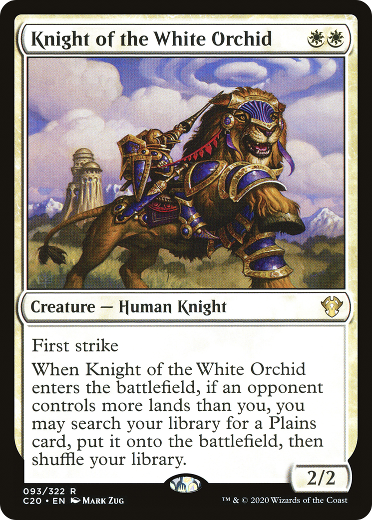 Knight of the White Orchid (C20-093) - Commander 2020