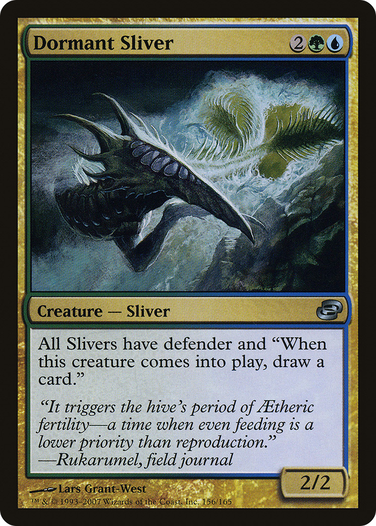 Dormant Sliver (PLC-156)  Foil - Planar Chaos
