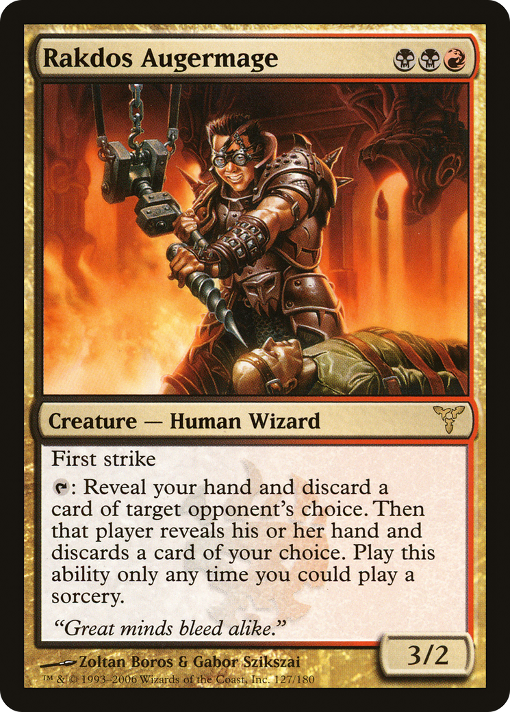 Rakdos Augermage (DIS-)  Foil - Dissension