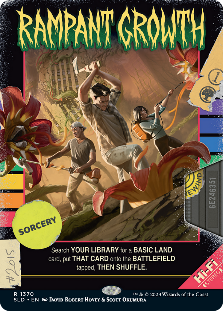 Rampant Growth (SLD-1370)  - Secret Lair Drop: (Full Art) (Borderless)