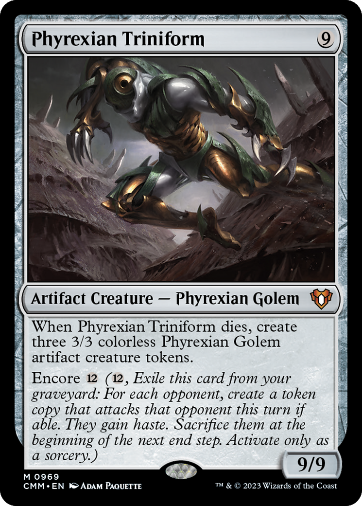 Phyrexian Triniform (CMM-969)  - Commander Masters
