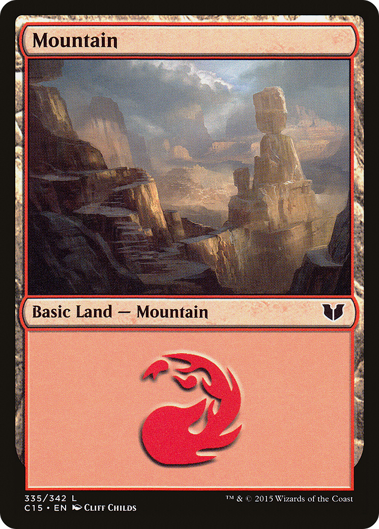 Mountain (335) (C15-335)  - Commander 2015