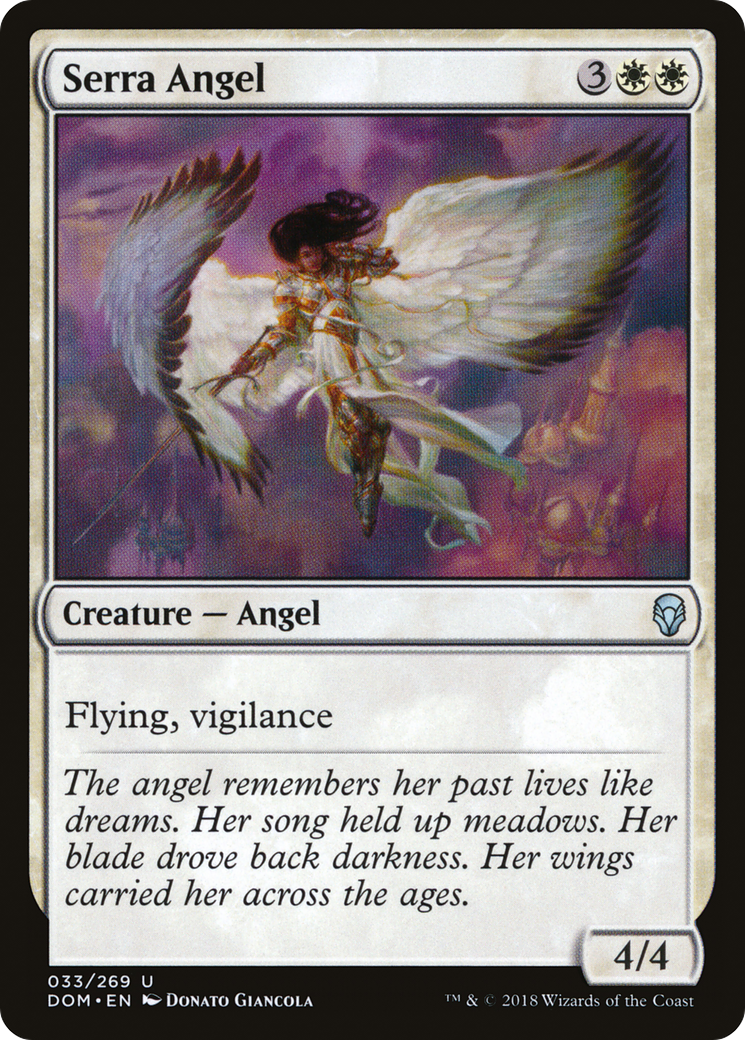 Serra Angel (DOM-033)  Foil - Dominaria