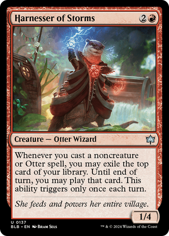 Harnesser of Storms (BLB-137)  Foil - Bloomburrow