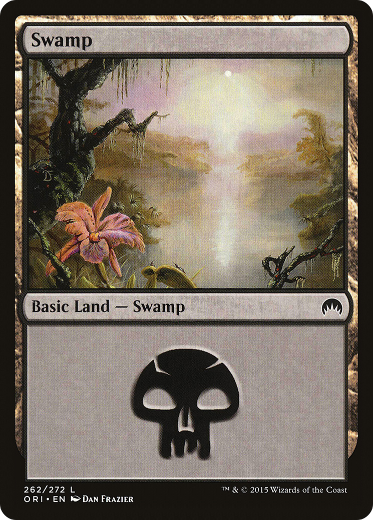 Swamp (262) (ORI-262)  Foil - Magic Origins