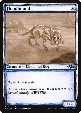 Floodhound (Showcase) (MH2-335)  Foil - Modern Horizons 2: (Showcase)
