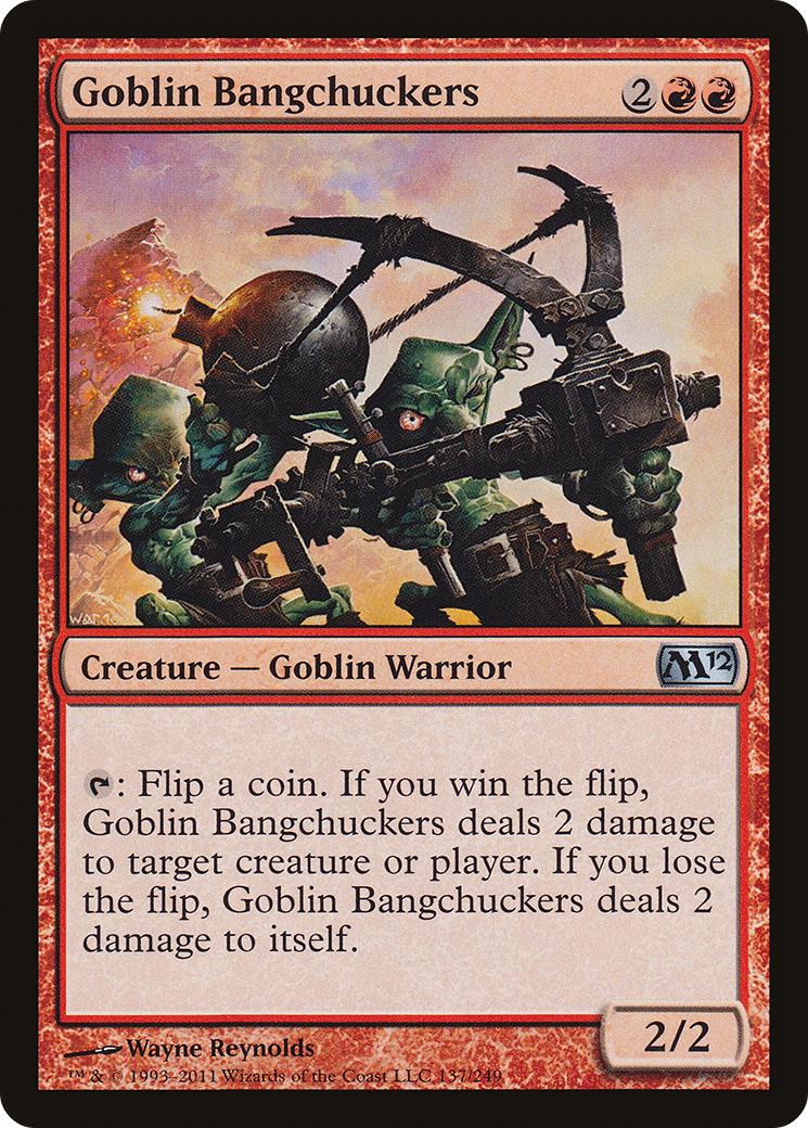 Goblin Bangchuckers (M12-137)  Foil - Magic 2012