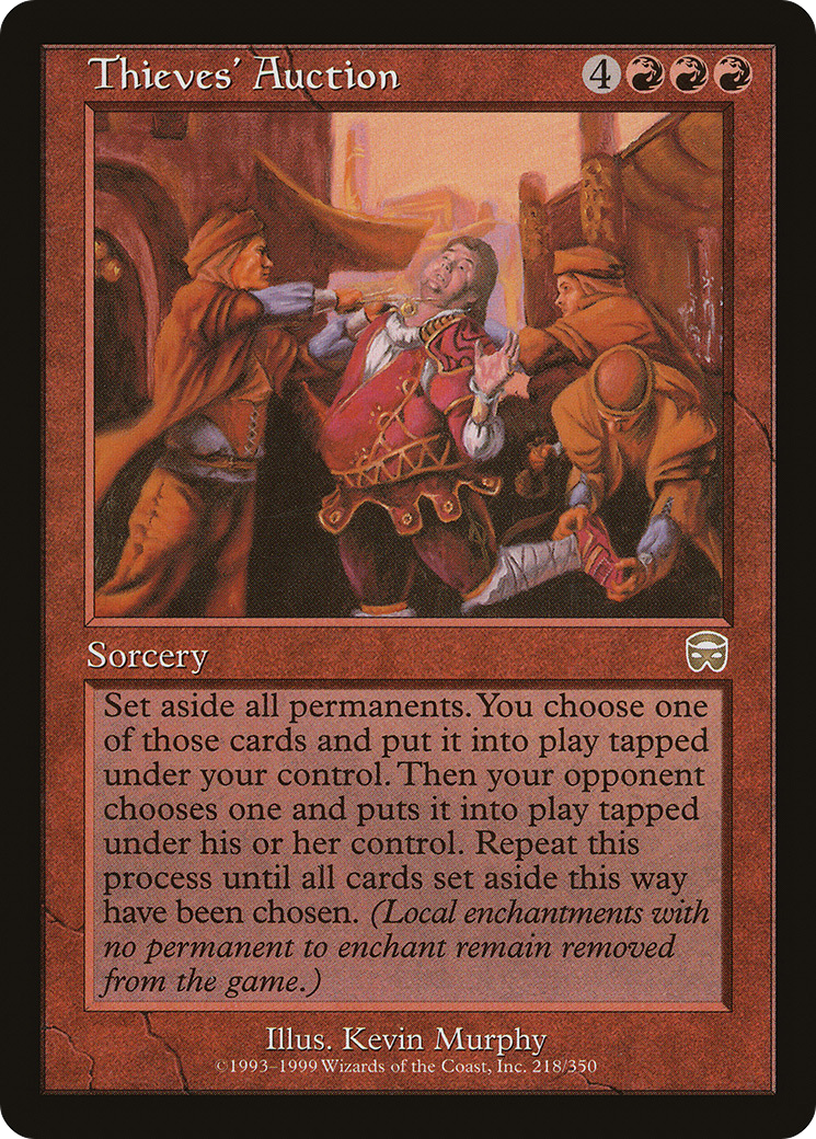 Thieves' Auction (MMQ-218)  - Mercadian Masques