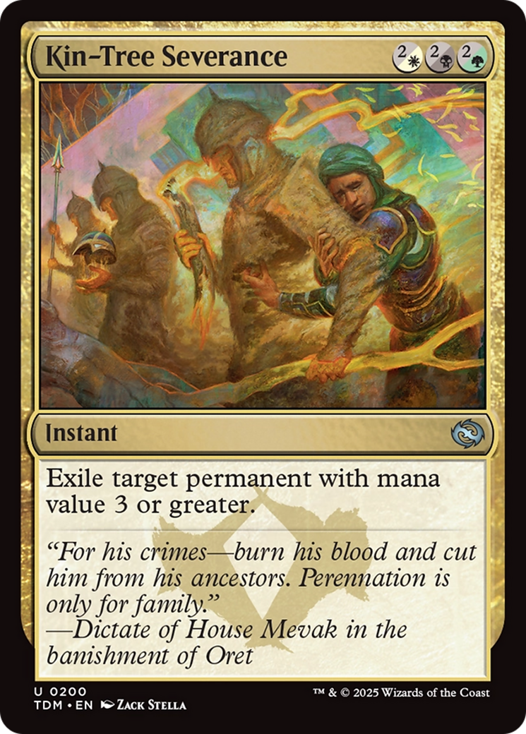 Kin-Tree Severance (TDM-200)  - Tarkir: Dragonstorm