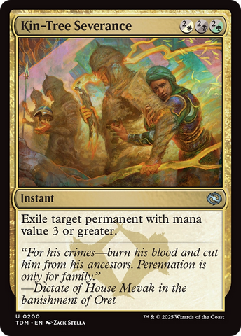 Kin-Tree Severance (TDM-200)  - Tarkir: Dragonstorm