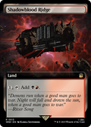 Shadowblood Ridge (Extended Art) (WHO-513)  - Doctor Who: (Extended Art)