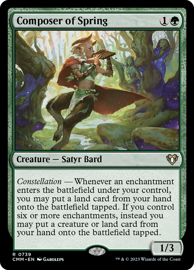 Composer of Spring (CMM-739)  - Commander Masters