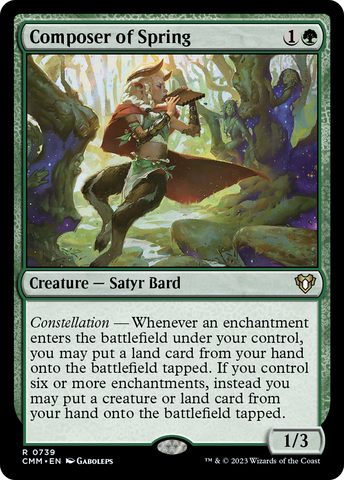 Composer of Spring (CMM-739)  - Commander Masters