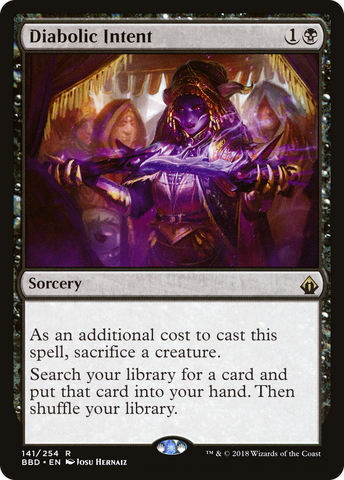 Diabolic Intent (BBD-141)  Foil - Battlebond