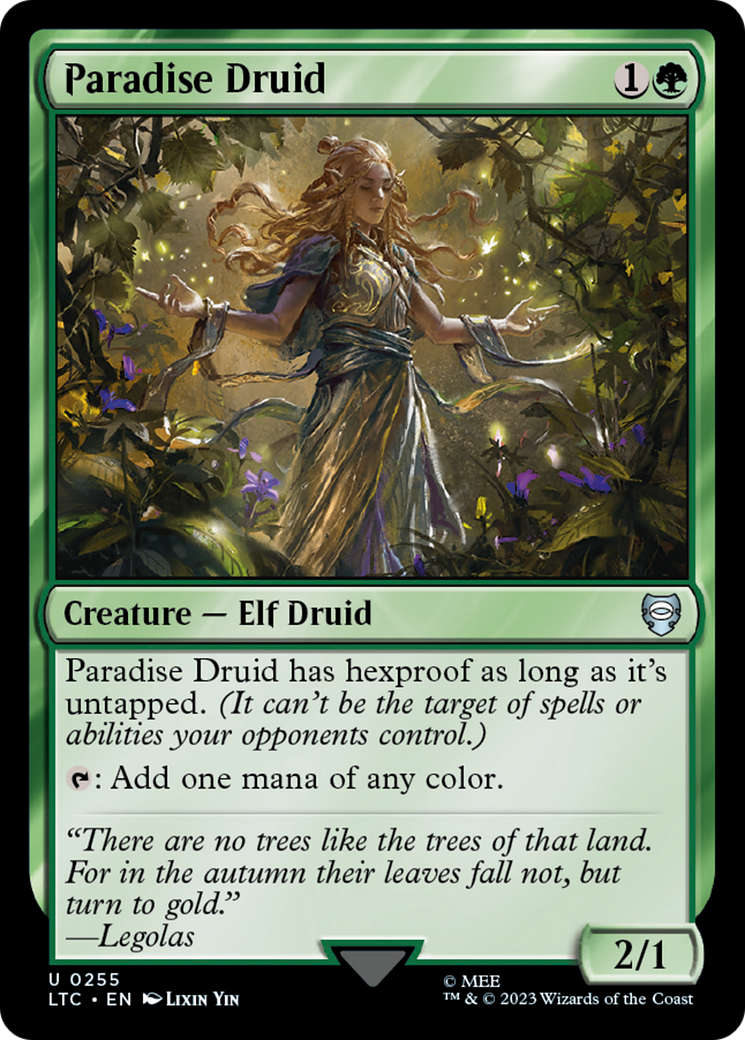 Paradise Druid (LTC-255)  - Tales of Middle-earth Commander
