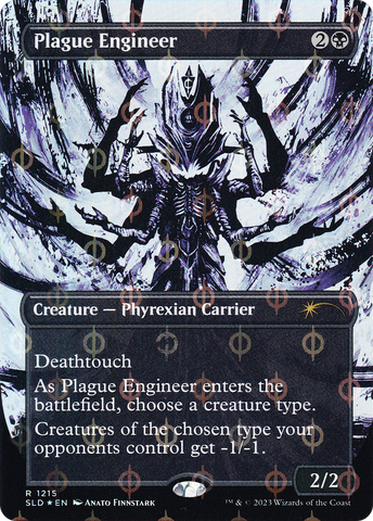 Plague Engineer (Step-and-Compleat Foil) (SLD-1215)  Foil - Secret Lair Drop (Borderless)
